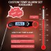 CIRYCASE Digital Meat Thermometer, Fast & Precise Read Cooking Thermometer with 102cm Wire Probe, Backlight, Magnet, Calibration, Candy Thermometer for Kitchen, Outdoor Cooking, Liquid, BBQ, Grill