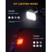 Bike Lights Set Super Bright, CIRYCASE USB Rechargeable Bike Light with Spot & Flood Beam, IP65 Waterproof Cycle Lights for Night Riding, DIY 2 x 4 + 2 x 6 Lighting Modes Bike Lights Front and Back-2 Sets