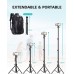 CIRYCASE 55.9" Phone Tripod, Monopods, Extendable All-In-One Selfie Stick Tripod Stand with Bluetooth Remote & Universal Phone Holder Compatible with iPhone, Galaxy, Camera, Perfect for Selfies