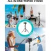 CIRYCASE 55.9" Phone Tripod, Monopods, Extendable All-In-One Selfie Stick Tripod Stand with Bluetooth Remote & Universal Phone Holder Compatible with iPhone, Galaxy, Camera, Perfect for Selfies