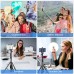 CIRYCASE Handy Stativ, 133CM Erweiterbarer Handystativhalter mit Bluetooth-Fernbedienung, Leichtes & Tragbares Selfie Stick Stative für Smartphone/Kamera, Kompatibel mit iPhone, Samsung, Sportkamera