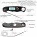 CIRYCASE Digitales Grillthermometer Fleischthermometer, 2S Schnelle Reaktion Küchenthermometer mit 2 Lange Sonde, LCD-Bildschirm & Magnet, Alarmeinstellung, Bratenthermometer für Grill, BBQ, Getränken