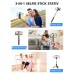 CIRYCASE Selfie Stick Bluetooth, Mini Erweiterbar 3 in 1 Handy Stativ aus Aluminium mit Kabelloser Fernbedienung, 360° Drehbar Selfiestick Tragbar Monopod Kompatibel mit iPhone, Galaxy, Huawei etc