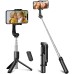 CIRYCASE Selfie Stick Stativ, 360° Drehbar & Ultrastabilem Bluetooth Selfie-Stange Stab Erweiterbar Handy Stativ mit Fernauslöser, Mini Selfiestick Kompatibel mit iPhone 13 Pro/12/11/X/8, Samsung, usw