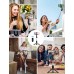 CIRYCASE Bastone Selfie Treppiede, 3 In 1 Portatile & Estensibile Mini Selfie Stick con Telecomando Bluetooth Staccabile, Rotazione 360°, Asta Selfie Stabile Compatibile con iPhone, Samsung, ecc