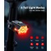 CIRYCASE Bike Lights Front and Back, 3+6 Modes Bicycle Lights with Side Warning Light, Rechargeable & IP65 Waterproof Cycle Lights, Cycling Lights Headlight and Rear for Road Riding, Easy to Install